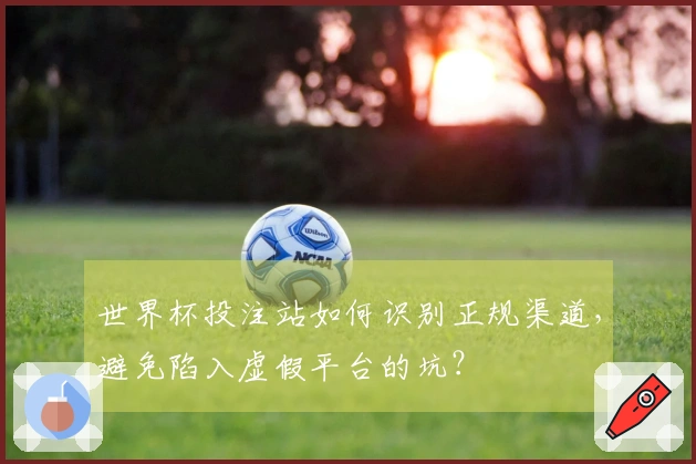 世界杯投注站如何识别正规渠道，避免陷入虚假平台的坑？